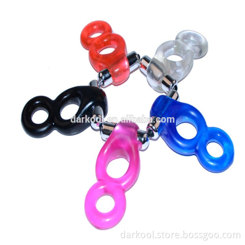 DC021/Strong Vibration Rubber Male Sex Product Vibrating Cock Rings Vibrator For Penis